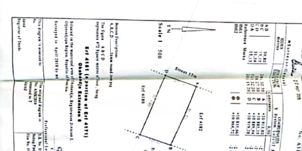 Okahandja Plot and Plan For Sale