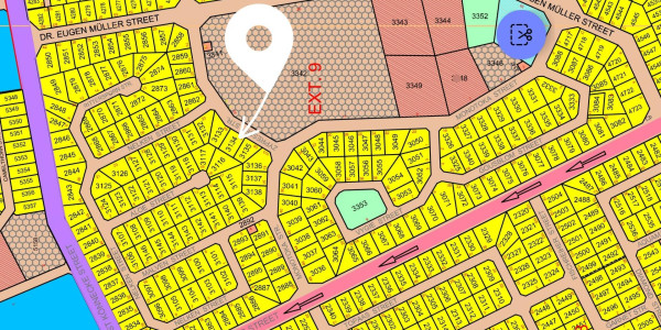 Vacant land in established residential area