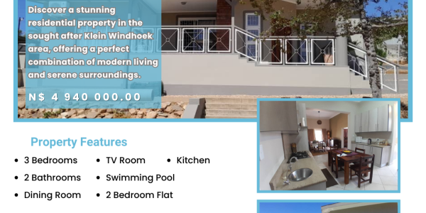 Klein WIndhoek Family Residential For Sale