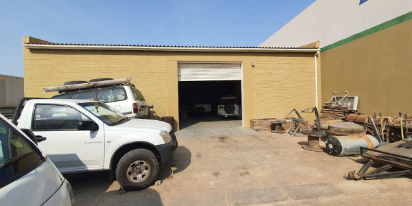 Industrial Area, Henties Bay:  Corner industrial property is for ale