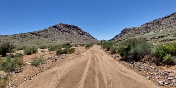 Want to relax on a Game Farm on the border between SA and Namibia?