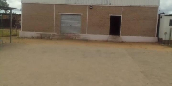 WAREHOUSE FOR RENT IN RUNDU, TOWN CENTRE EXT 6