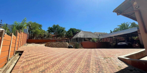 Three bedroom home with spacious yard & backyard flat for sale in Windhoek North