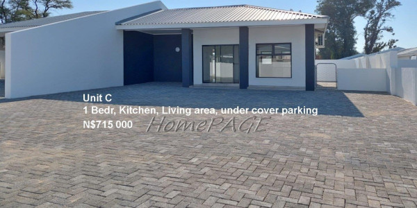 Rivendel Estate:  Omaruru:  Beautiful, BRAND NEW 1 BEDR Townhouses are for Sale