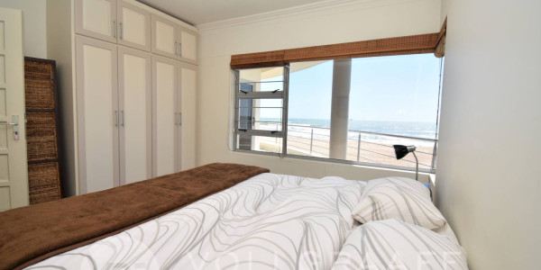 Right on the beach with uninterrupted sea views all round.